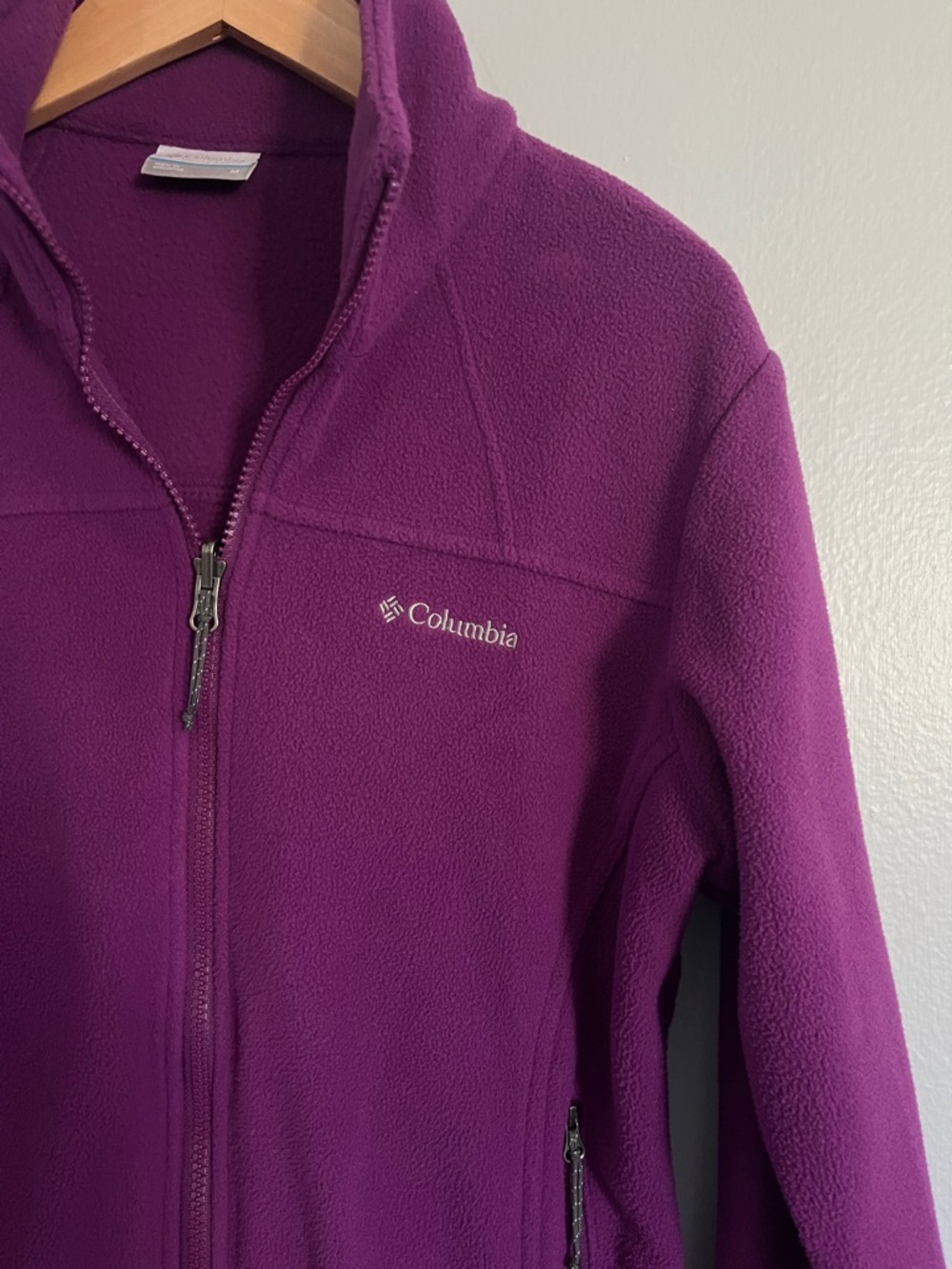Columbia Plum Zip Up Fleece